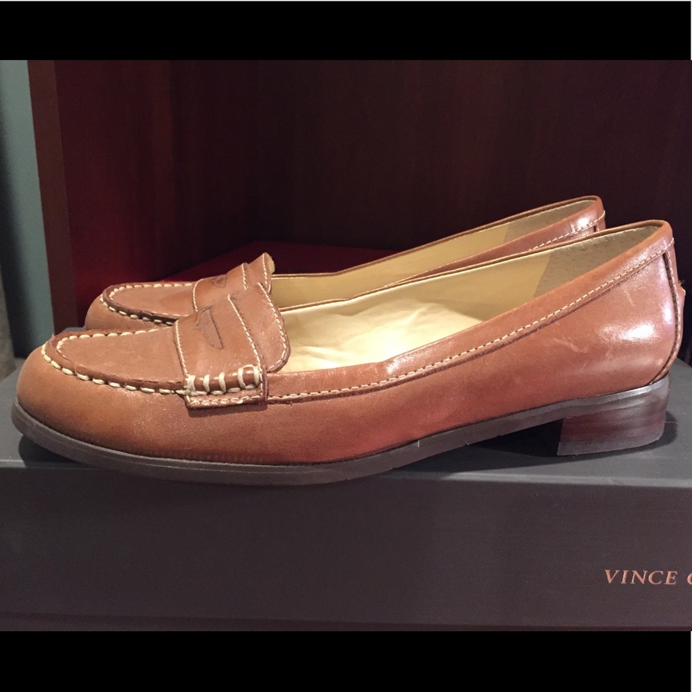 Lauren by Ralph Lauren tan leather loafer